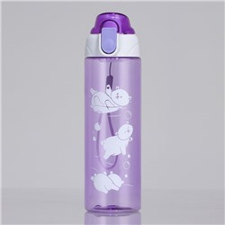 Бутылка для воды пластиковая «Медведи», 600 мл
