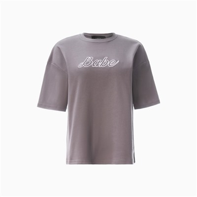 Футболка женская MIST Babe, размер 44-46, серая