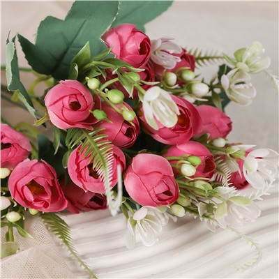 Цветок искусственный Букет роз 31 см / BR-31 /уп 600/