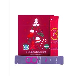 MASIL - НАБОР ПОДАРОЧНЫЙ 8 SECONDS SALON HAIR MASK STICK POUCH 8 МЛ * 10 ШТ  3 SALON HAIR CMC SHAMPOO 8 МЛ * 10 ШТ