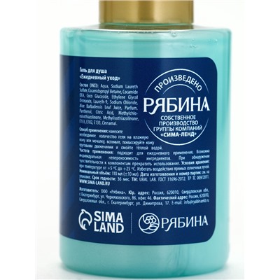 Подарочный набор новогодний, косметичка, гель для душа 2 шт х 100 мл и мочалка для тела, URAL LAB