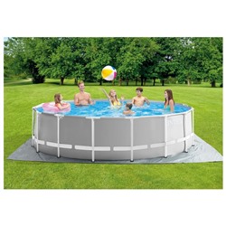 Бассейн каркасный INTEX Prism Frame 26726NP, 457×122 см, фильтр-насос, лестница, тент, подстилка, круглый