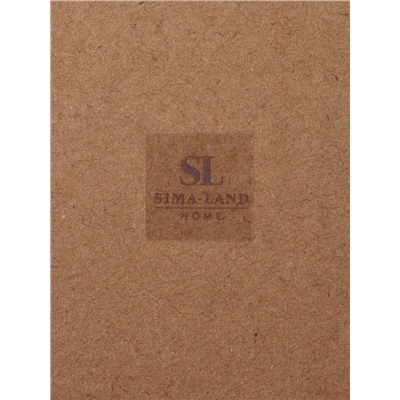 Набор кружек SLHome «Ларго», 400 мл, 2 шт., стекло, прозрачный