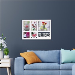 Фоторамка коллаж Друзья 40х27 см / M1623FA /уп 36/ 5 фото