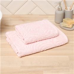 Полотенце махровое Love Life «Сирокко», 50×90 см, хлопок 100%, розовое