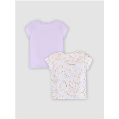 ФУТБОЛКА ДЛЯ ДЕВОЧЕК 2ШТ. 117892-2