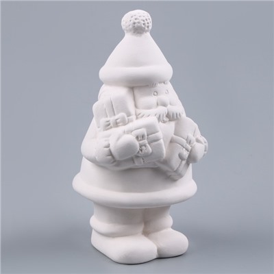 Фигурка под роспись «Дед Мороз с подарками», с кистью