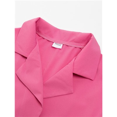 Костюм женский (жакет, брюки) MINAKU: Green trend, размер 42, ярко-розовый