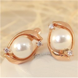 Серьги позолота H01-12270