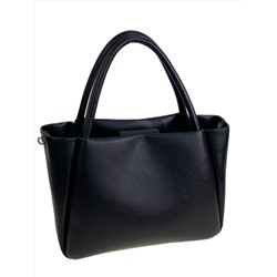 Женская сумка из искусственной кожи, цвет черный