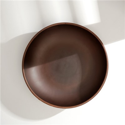 Салатник «Орнамент», 1 л, 5×21 см, красная глина