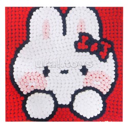 Набор творческая мастерская "Зайка с бантиком" 30*30 см.