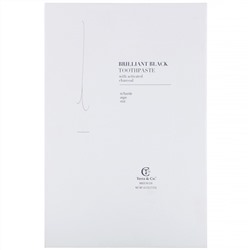 Terra & Co., Brilliant Black, набор из зубной пасты и зубной щетки, 1 шт.