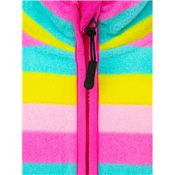 Толстовка из флиса на молнии для девочки