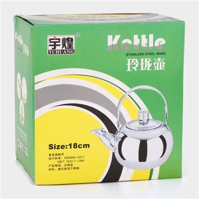 УЦЕНКА Чайник заварочный с ситом 1.5 л «Арес» 22×14.5×15 см