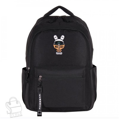 Рюкзак женский текстильный 1866PW black Sikale/30