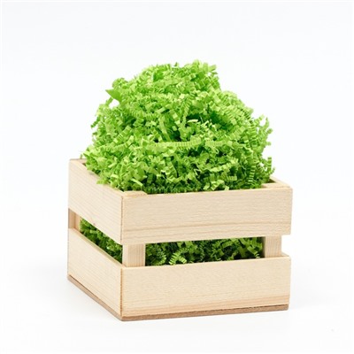 Наполнитель бумажный для подарков, зеленая липа, 50 г