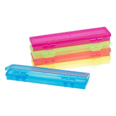 Пенал-футляр для кистей пластиковый 90х350х35 мм ПН80 ассорти Стамм