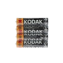 Батарейка алкалиновая Kodak Xtralife, AAA, LR03-60BOX, 1.5В, бокс, 60 шт.