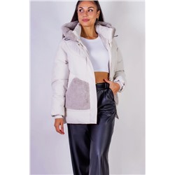 Зимняя куртка с капюшоном Меховая отделка арт.631