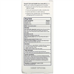 Eucerin, Лосьон Q10 против морщин для чувствительной кожи, солнцезащитное средство SPF 15, 118 мл (4 жидких унции)