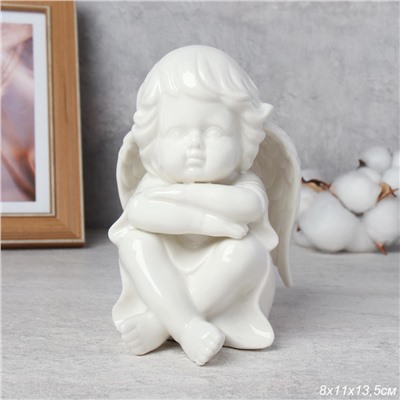 Фигурка Ангел 14 см / AH-38 /уп 48/фарфор