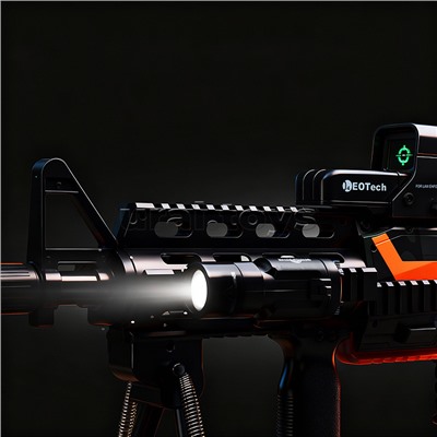 Автомат "Шорох" с мягкими пулями и мишенью, в коробке