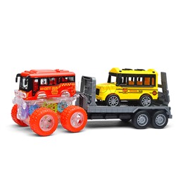 Машина "Трюкач" с прицепом, в пакете