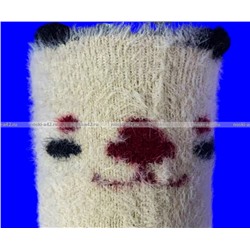 Ecosocks носки женские ангора НОРКА ШЕРСТЬ "с ушками" арт. 6630