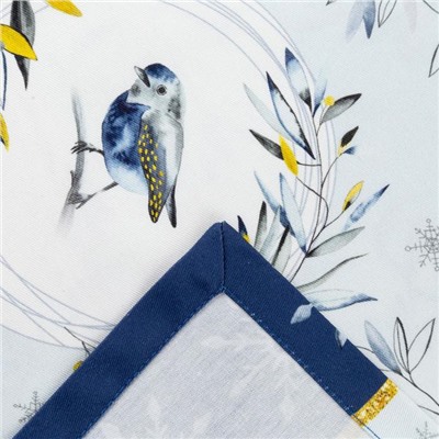 Скатерть новогодняя «Этель» Snow animals 149×180 см с ГМВО, 100%хл, 190 г/м²
