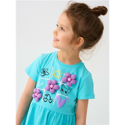 Платье трикотажное для девочек