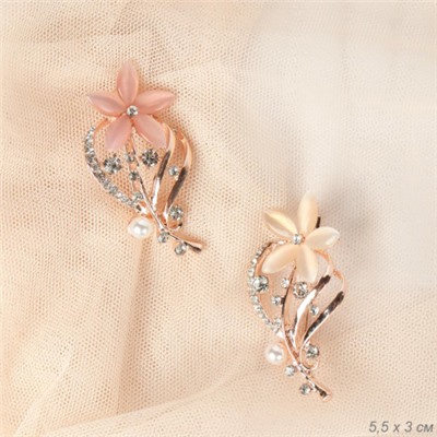 Брошь Пёрышки / 38B-9-20 /уп 912/