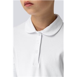 Блузка-поло для девочки с длинным рукавом Happyfox