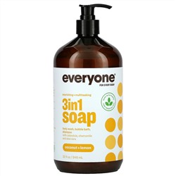 EO Products, Everyone Soap for Every Body, мыло 3 в 1, кокос и лимон, 946 мл (32 жидких унции)