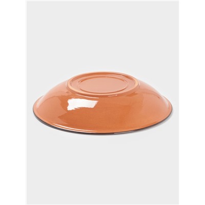 Ляган узбекский Риштанская Керамика «Узоры», d=33 см, синий