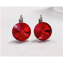 Серьги с кристаллами Swarovski