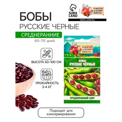 Семена Бобы "Русские черные", 2 г