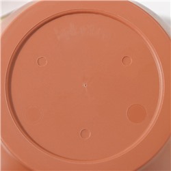 Горшок для цветов с поддоном «Антик», 3.6 л, d=22 см, пластиковый, цвет терракотовый