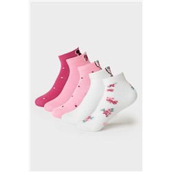 Носки трикотажные для девочек, 5 пар в комплекте PLAYTODAY, 1239795