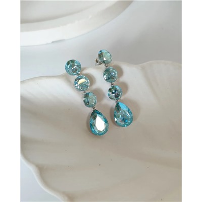 Серьги с кристаллами Swarovski