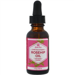 Leven Rose, На 100% чистое и органическое масло плодов шиповника, 1. жидк. унц. (30 мл)