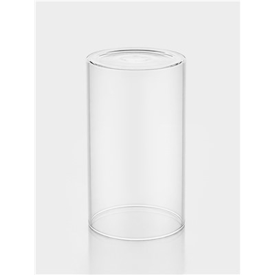 Банка для сыпучих Magistro «Стиль», 1 л, 10.3×19 см, с металлической крышкой, стекло, прозрачная