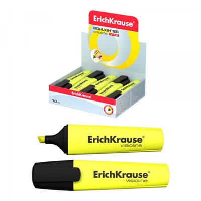 Текстовыделитель VisioLine® Неон  V-12 0,6-5,2мм желтый 32496 ErichKrause