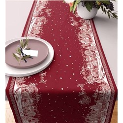Дорожка столовая "Магия праздника" 45*150 см. хлопок 100%