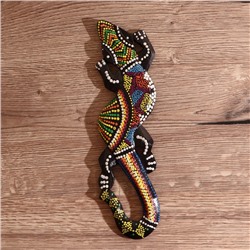 Панно декоративное «Ящерица геккон», 24×7.5×1 см, МИКС