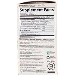 Garden of Life, MyKind Organics, Maximum Strength, Turmeric, Joints & Mobility, 30 Vegan Tablets