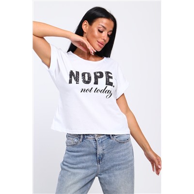 Футболка Nope, not today, Арт. 804 НАТАЛИ, 1043678