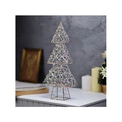 Светодиодная фигура «Ёлочка» 36×17×6 см, 20 LED, батарейки ААx2 (не в комплекте), свечение теплое белое