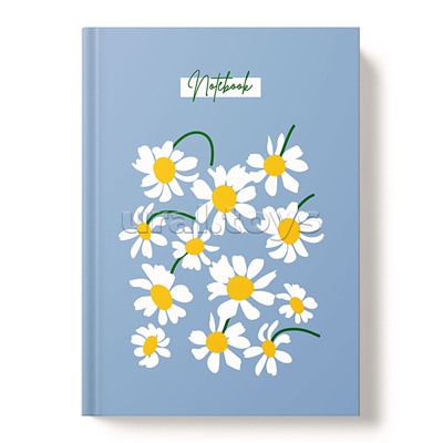 Книжка записная А5 96л., "Ромашки"