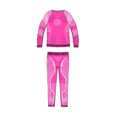 Термокомплект трикотажный для девочек: брюки, толстовка